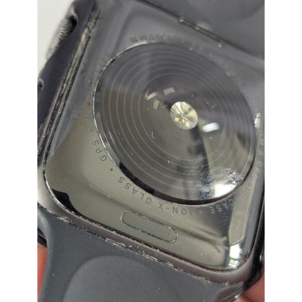 Apple Watch SE 44mm Space Gray Aluminum GPS Smartwatch Bundle Extra Bands